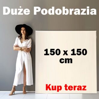 Duże podobrazie150x150cm, duże podobrazia, podobrazie malarskie, podobrazie lniane, podobrazie bawełniane, blejtrama, krosna sosnowe, obrazy wielkoformatowe, podobrazie na wymiar, grunt akrylowy, do farb akrylowych i olejnych, deep edge, naciąg od tyłu, wysoka gramatura płótna, malarstwo strukturalne