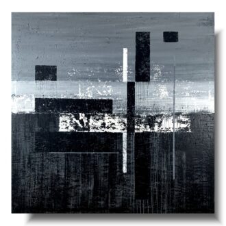 Duży obraz czarno biały, obraz malowany na płótnie, obrazy minimalistyczne, obrazy do salonu nowoczesne, kwadratowy obraz