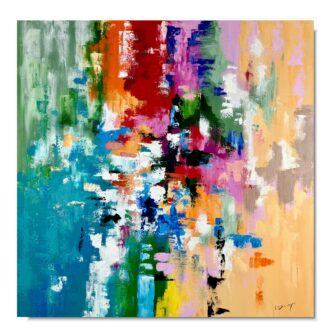 Obraz malowany eksplozja barw, obraz kolorowa abstrakcja, obrazy do gabinetu lekarskiego, obrazy abstrakcja, obrazy na ścianę, kolorowa abstrakcja, obrazy kolorowe, obrazy abstrakcyjne duże, obrazy do domu, duży obraz