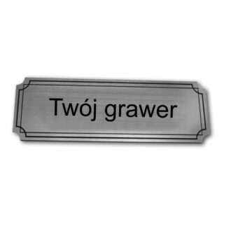 Tabliczka z grawerem na obraz, grawer jubileuszowy GR1