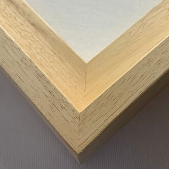 rama z surowego drewna, pudełkowa rama