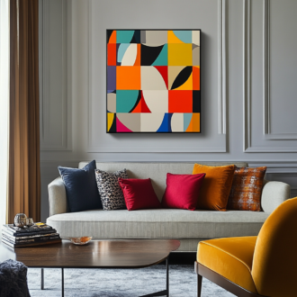 obraz na płótnie kolorowa abstrakcja, obrazy ręcznie malowane, obraz na płótnie, obraz do salonu, obraz do mieszkania