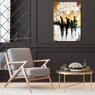 Nowoczesny pionowy obraz , obraz z postaciami, obrazy na płótnie, obrazy do salonu, obrazy z ludźmi