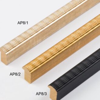 Nowoczesna rama do obrazu fala, złota rama, czarna nowoczesna rama, rama fala