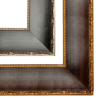 szeroka rama do obrazu, drewniane ramy, czarna rama, brązowa rama, oprawiamy obrazy