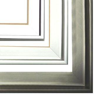 nowoczesna rama american box do obrazu, ramy pudełkowe, american box chrom, american box stal