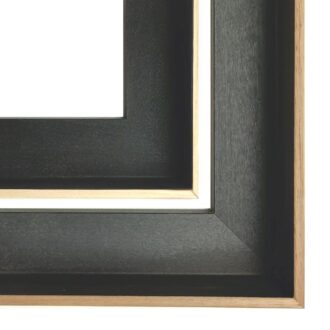 Drewniana rama american box jesion i orzech włoski