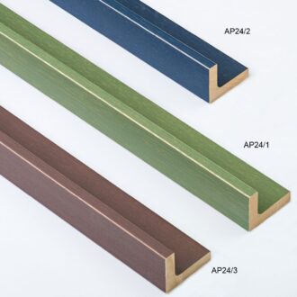 kolorowa rama american box - zielona, granatowa i brązowa rodzaje